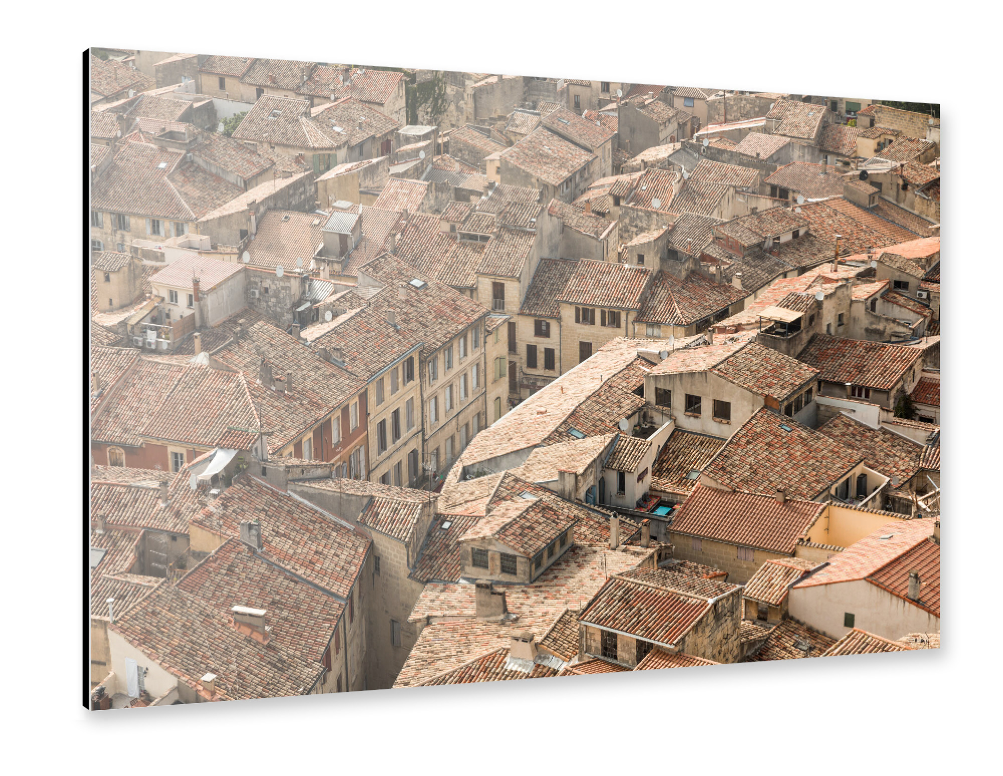 Alu-Dibond "Roofs of Sommieres" 30x20 cm artboxONE