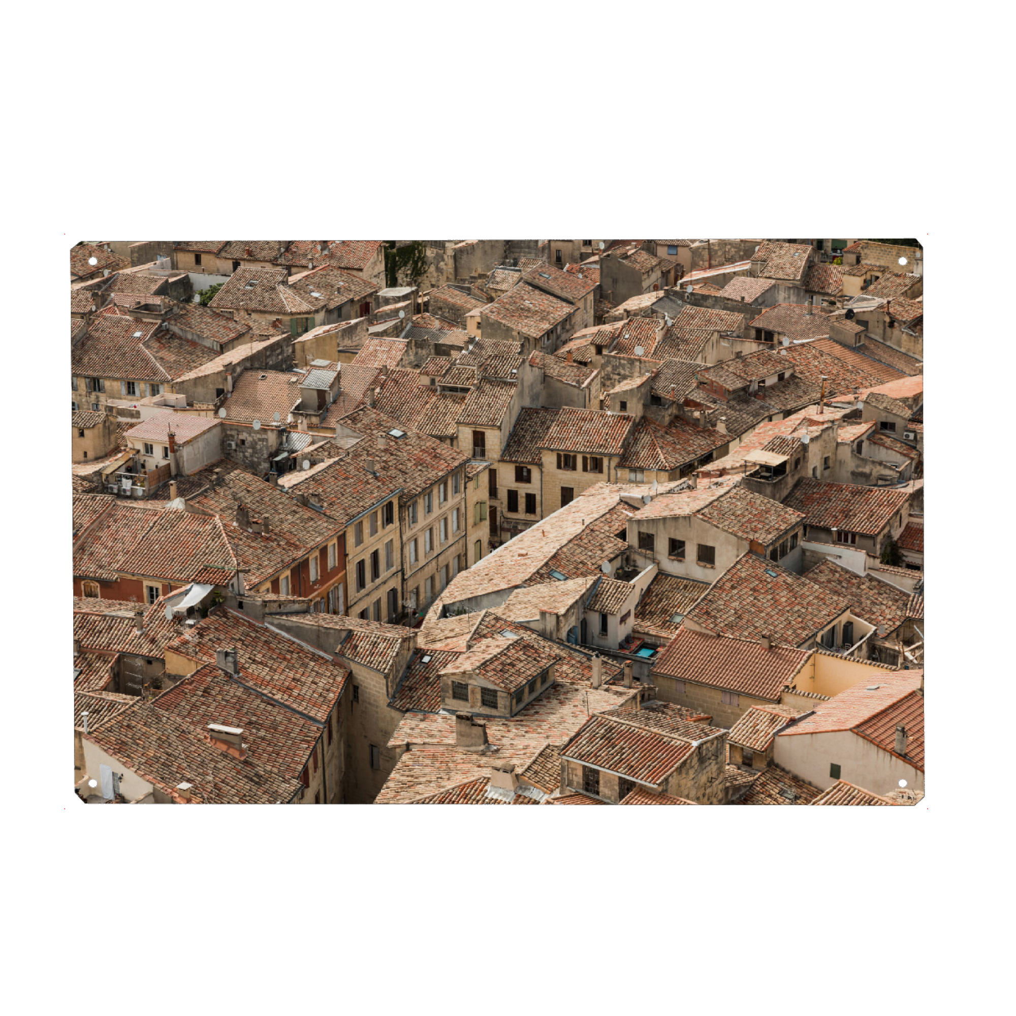 Holzbild "Roofs of Sommieres" artboxONE - Architektur