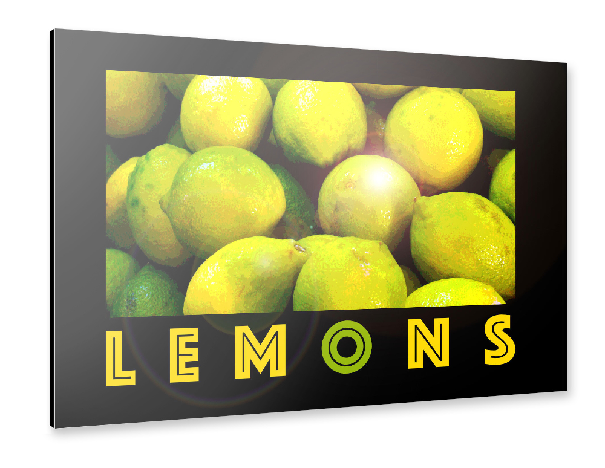 Alu-Dibond "Lemons für die Bar" 30x20 cm artboxONE