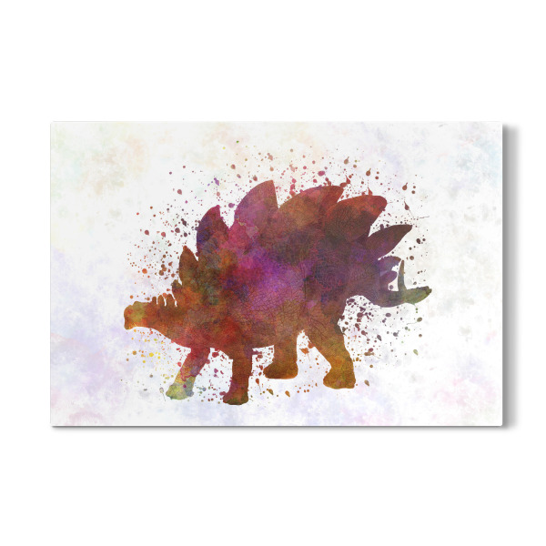 Galerie-Print "Stegosaurus in watercolor" 30x20 cm artboxONE