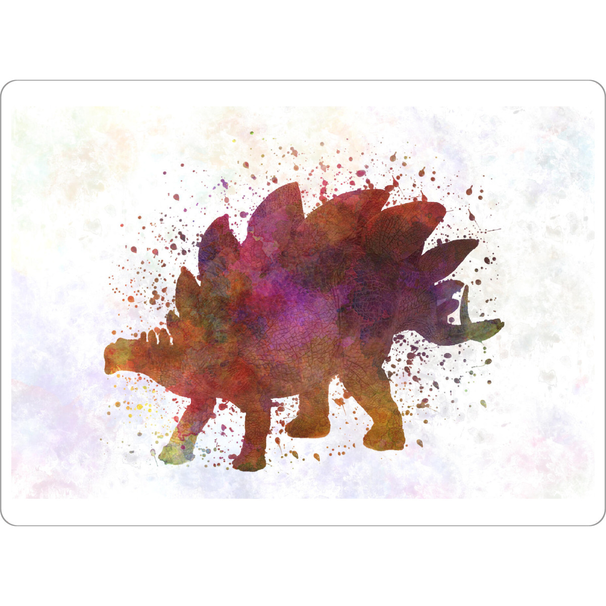 Tischset "Stegosaurus in watercolor" artboxONE - Tiere,Abstrakt