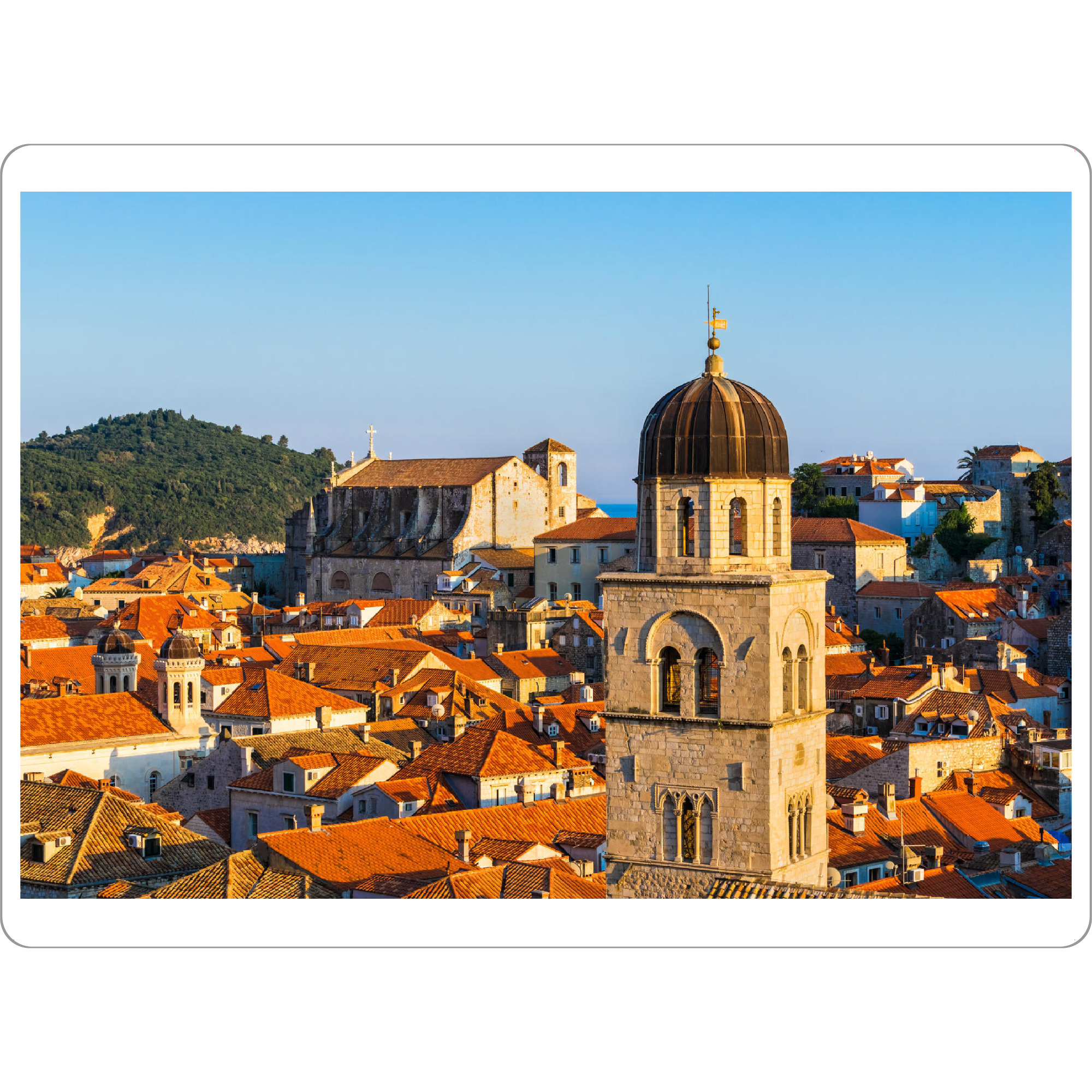 Tischset "Panorama of Dubrovnik, Croatia" artboxONE - Städte