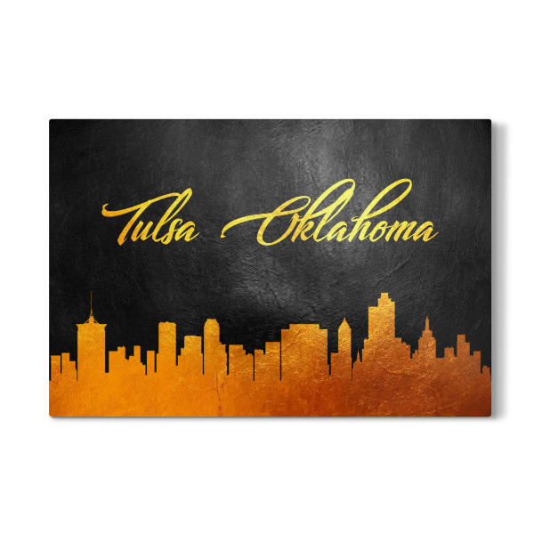 Galerie-Print "Tulsa Oklahoma Gold Skyline" 30x20 cm artboxONE
