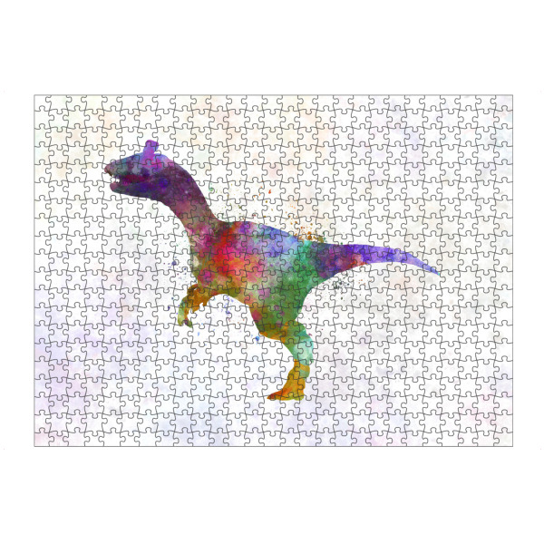 artboxONE Puzzle "Cryolophosaurus in watercolor" artboxONE - Tiere,Abstrakt
