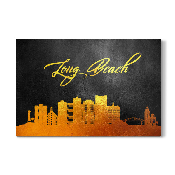 Galerie-Print "Long Beach California Gold" 30x20 cm artboxONE