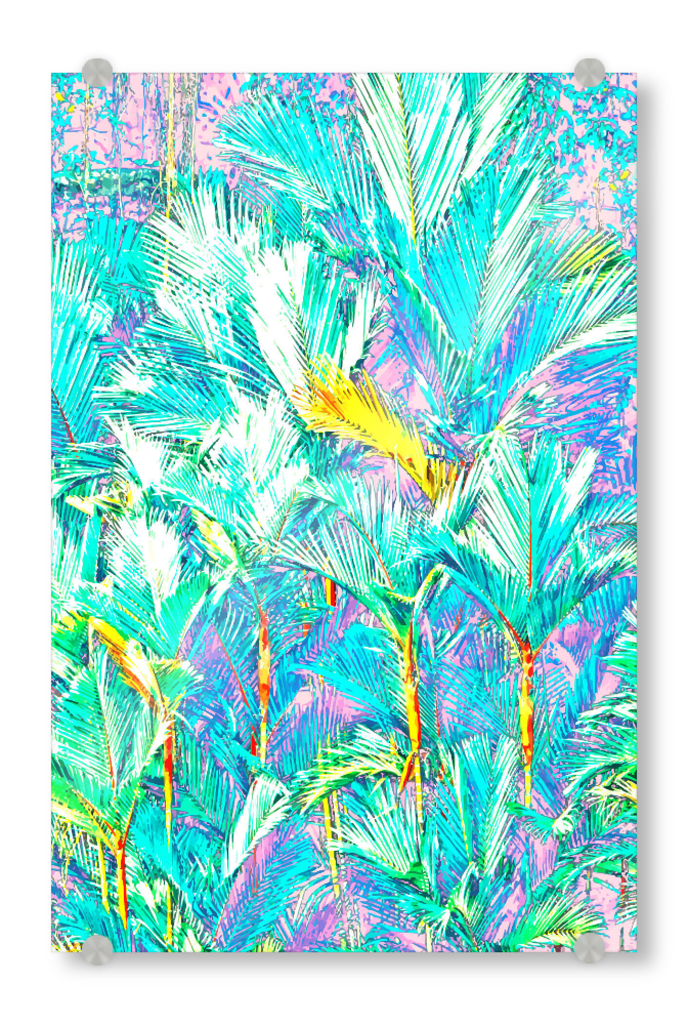 Acrylglasbild "Palm Garden, Tropical Nature" artboxONE - Natur