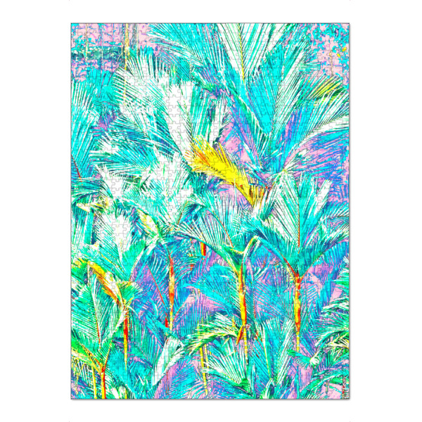 Puzzle Ravensburger "Palm Garden, Tropical Nature" artboxONE - Natur