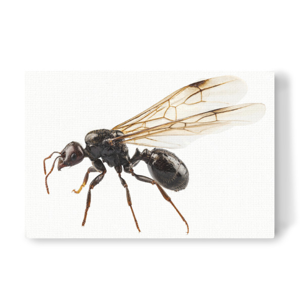 Leinwandbild "Black Winged garden ant species" artboxONE - Natur,Abstrakt