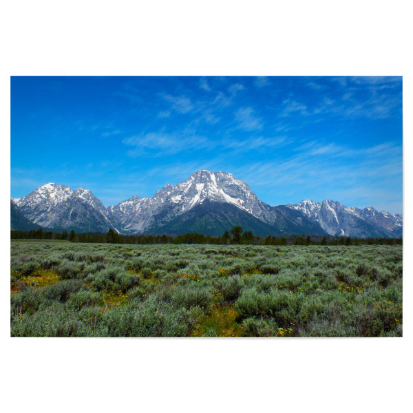 Poster "Grand Teton, WYO" artboxONE - Natur,Reise,Reise / Länder