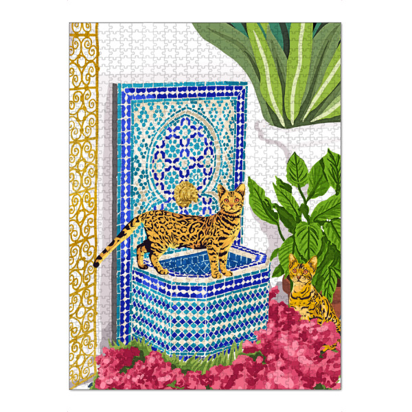 Puzzle Ravensburger "Royal Cats" artboxONE - Natur,Tiere