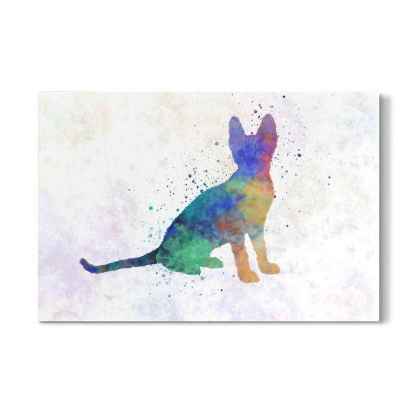Galerie-Print "Savannah cat in water color" 30x20 cm artboxONE