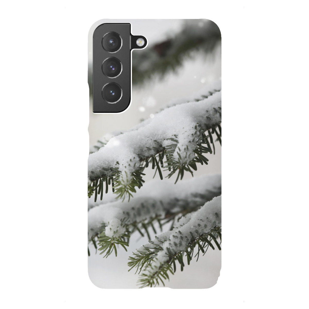 Samsung Galaxy "Tannenzweig mit Schneeflocken" Premium-Case Handyhülle artboxONE