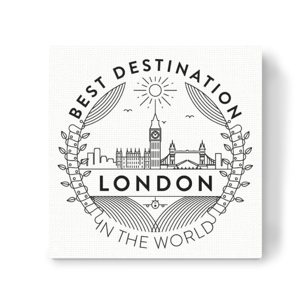 Leinwandbild "London Badge" artboxONE - Städte / London,Reise