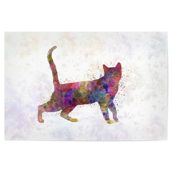Poster "Bengali cat in watercolor" artboxONE - Tiere,Abstrakt