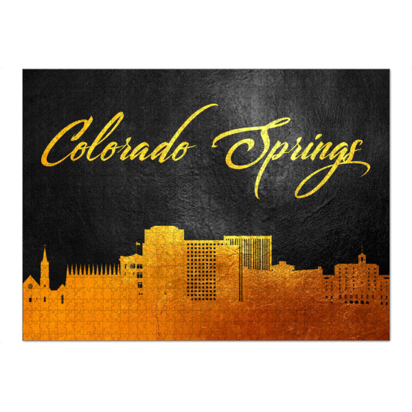 Puzzle Ravensburger "Colorado Springs Gold Skyline" artboxONE - Städte - Colorado springs,Gold,Skyline,City,Stadt,Amerika,America