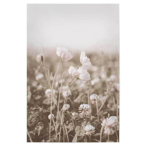 Poster "Blooming Floral" artboxONE - Floral,Für Mama - Floral,Blooming,Autumn,Love,Gift for her,Flower,Blumen,Minimalistisch,Boho,Pflanzen