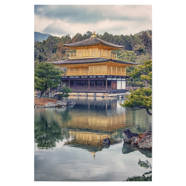 Poster "Kinkaku-Ji Temple" artboxONE - Städte,Reise,Architektur,Reise / Asien,Reise / Länder