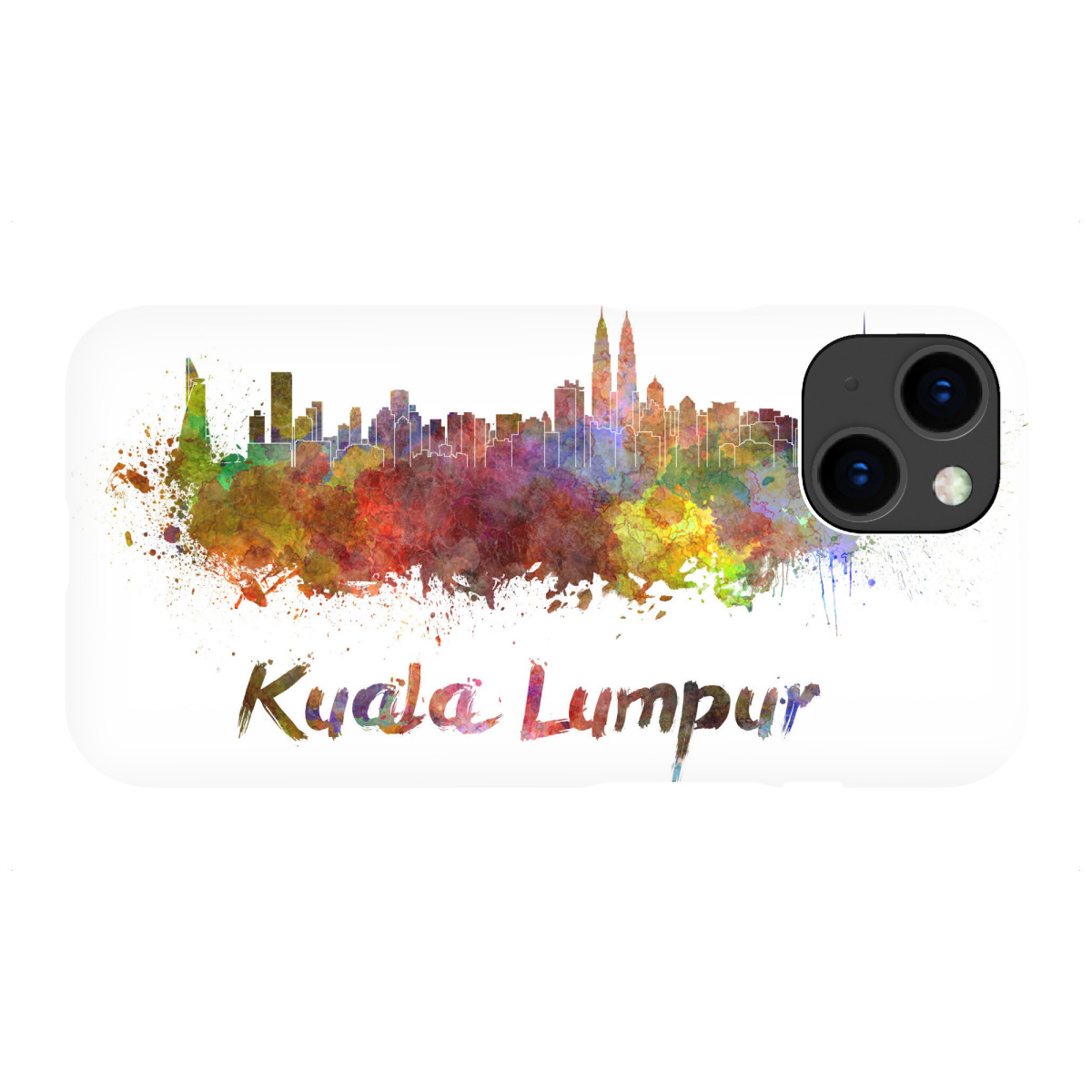 "KUALA LUMPUR skyline-C"für iPhone - Premium-Case Handyhülle artboxONE