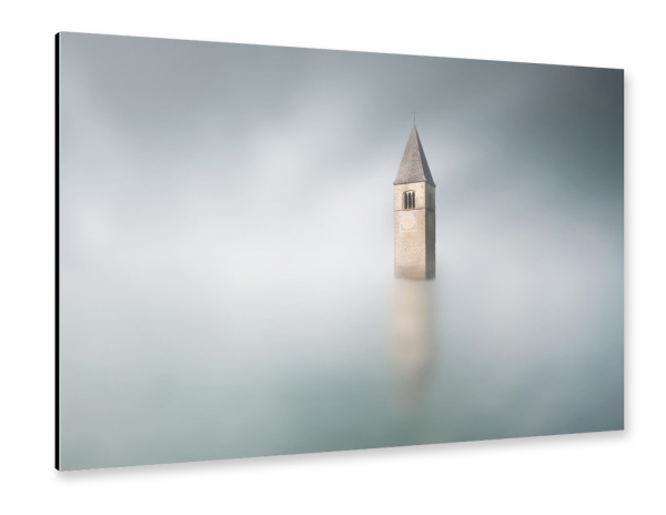 Alu-Dibond "The sunken Church" 30x20 cm artboxONE