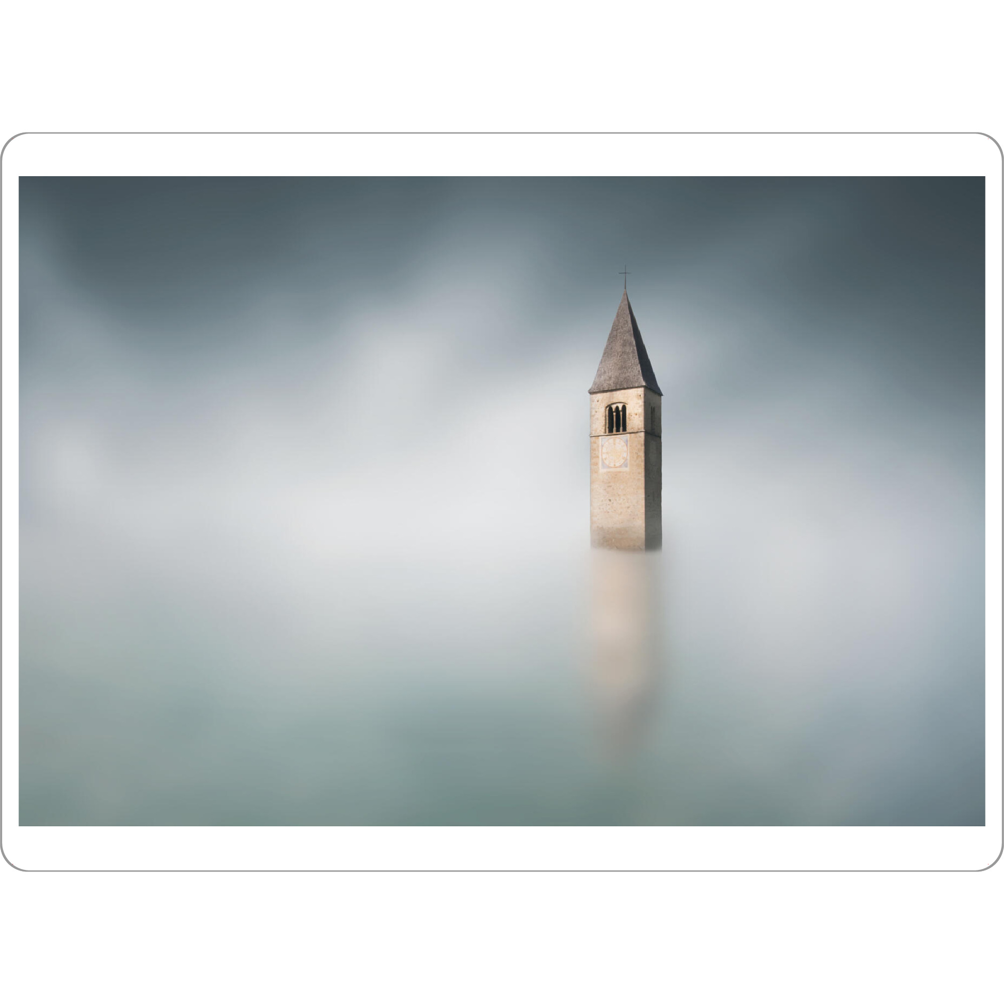Tischset "The sunken Church" artboxONE - Reise,Abstrakt,Architektur
