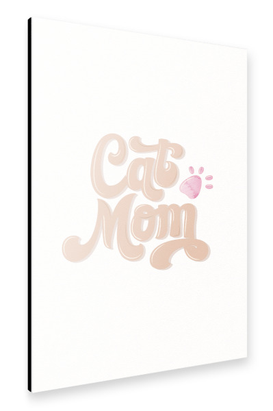 Alu-Dibond "Katzenmama" 30x20 cm artboxONE