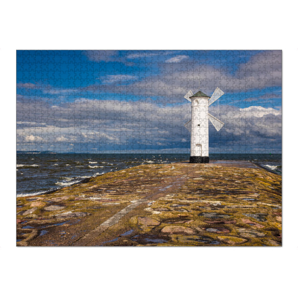 Puzzle Ravensburger "Mole und Mühlenbarke" artboxONE - Natur,Reise,Architektur,Reise / Strand und Meer,Reise / Länder