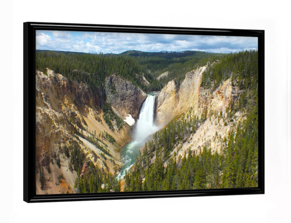 Poster mit schwarzem Rahmen "Yellowstone Canyon NP" artboxONE - Natur,Reise,Reise / Länder