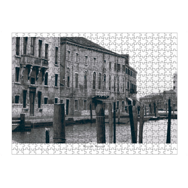 Puzzle Ravensburger "Die Insel Murano" artboxONE - Reise,Schwarzweiß,Architektur,Städte / Venedig,Reise / Länder