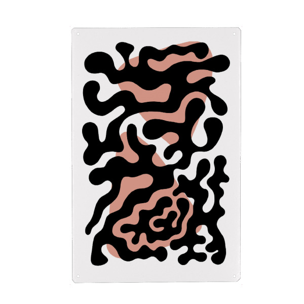 Holzbild "Twisted Beats No.6.2 Happy" artboxONE - Abstrakt,Geometrie