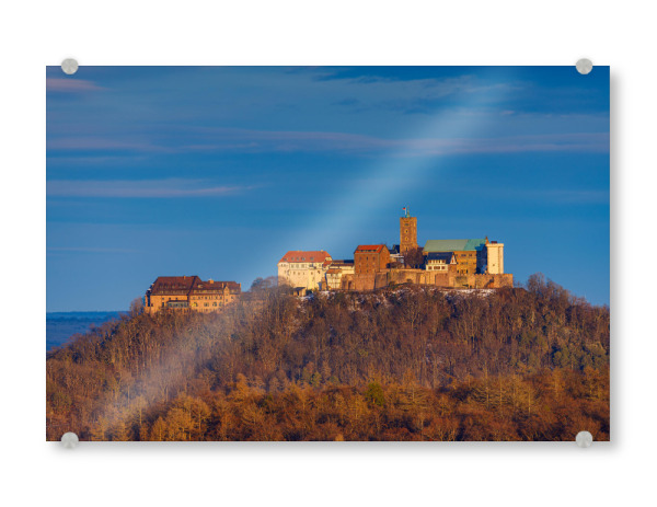 Acrylglasbild "Die Wartburg im Thüringer Wald" artboxONE - Architektur - Wartburg,Burg,Eisenach,Thüringen,Luther,Mittelalter,Deutschland,Schloss