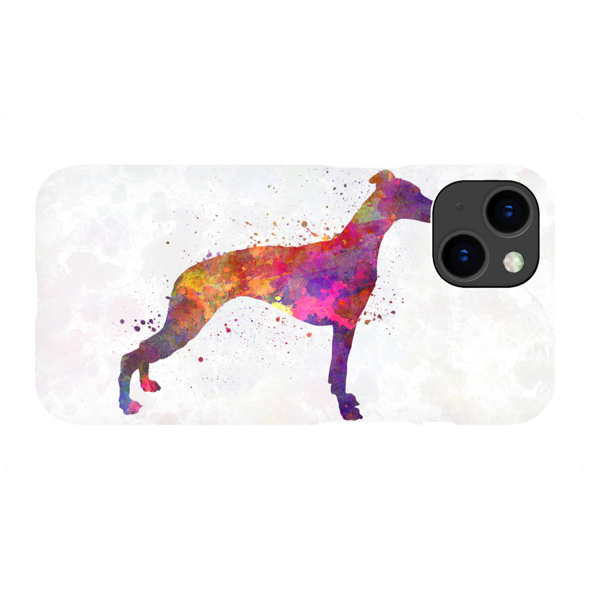 "Whippet in watercolor"für iPhone - Premium-Case Handyhülle artboxONE