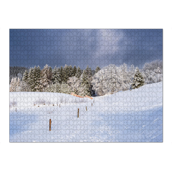 Puzzle Ravensburger "Thüringer Wald im Schnee" artboxONE - Natur,Reise