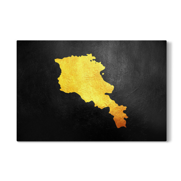 Galerie-Print "Armenia Gold Map" 30x20 cm artboxONE