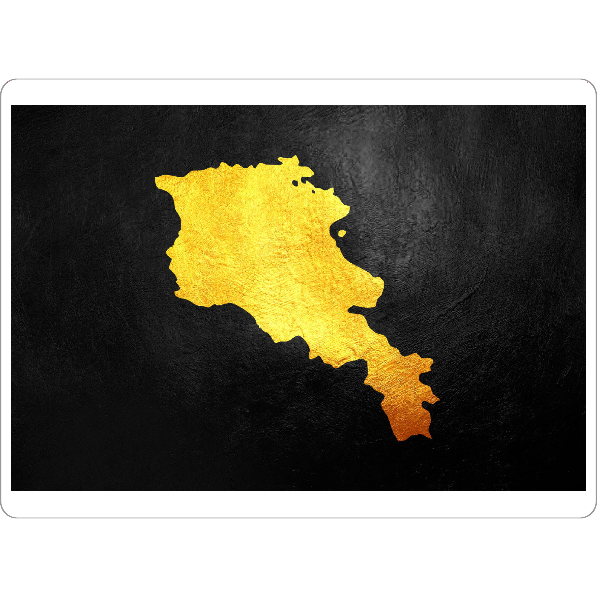 Tischset "Armenia Gold Map" artboxONE - Reise / Länder - Armenia,Gold,Map,Karte - Bild armenia