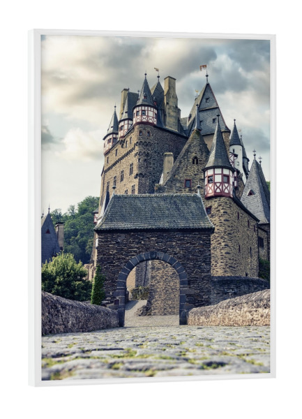 Poster mit weißem Rahmen "Burg Eltz" artboxONE - Städte,Reise,Architektur,Reise / Länder