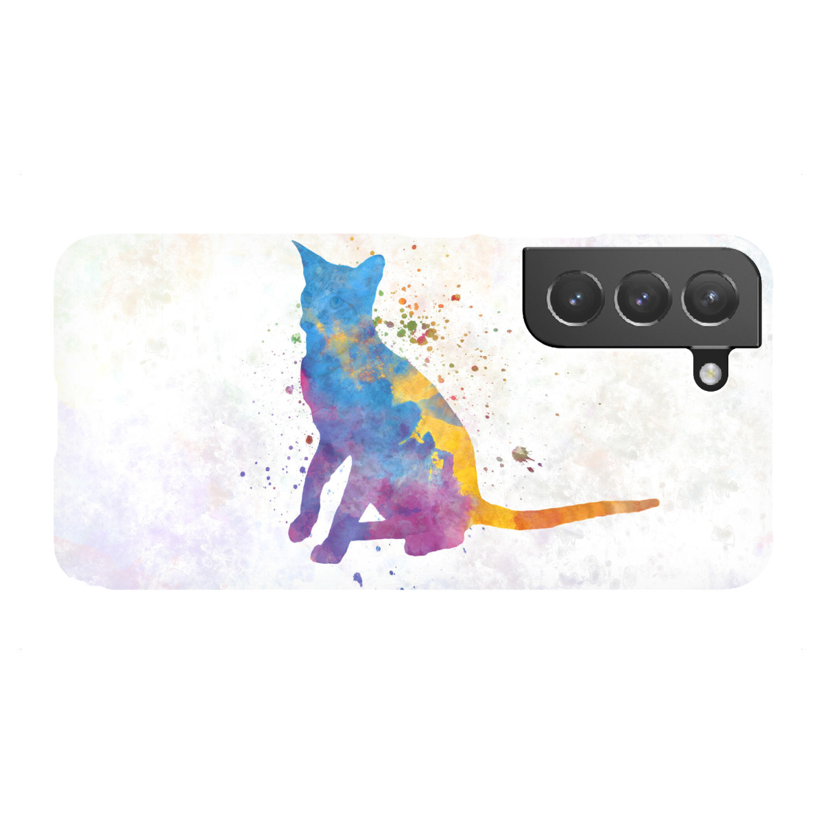 "Oriental cat in watercolor"für Samsung Galaxy - Premium-Case Handyhülle artboxONE