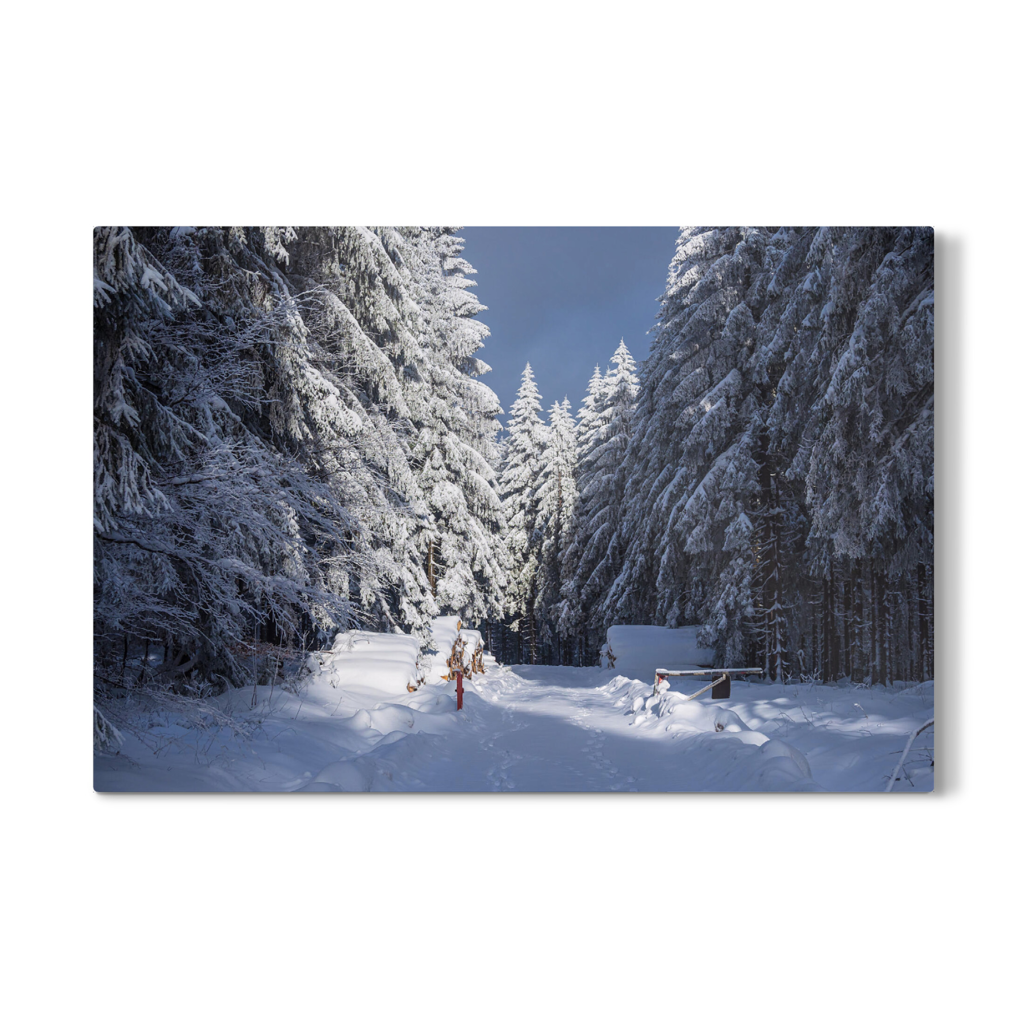 Galerie-Print "Wolken, Bäume und Schnee" 30x20 cm artboxONE