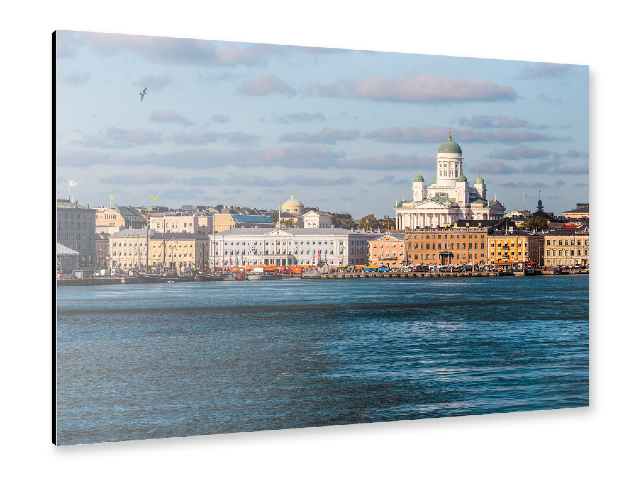 Alu-Dibond "Helsinki Skyline, Finland" 75x50 cm artboxONE