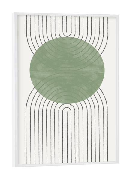 Poster mit weißem Rahmen "Modern Contemporary Composition" artboxONE - Abstrakt,Geometrie