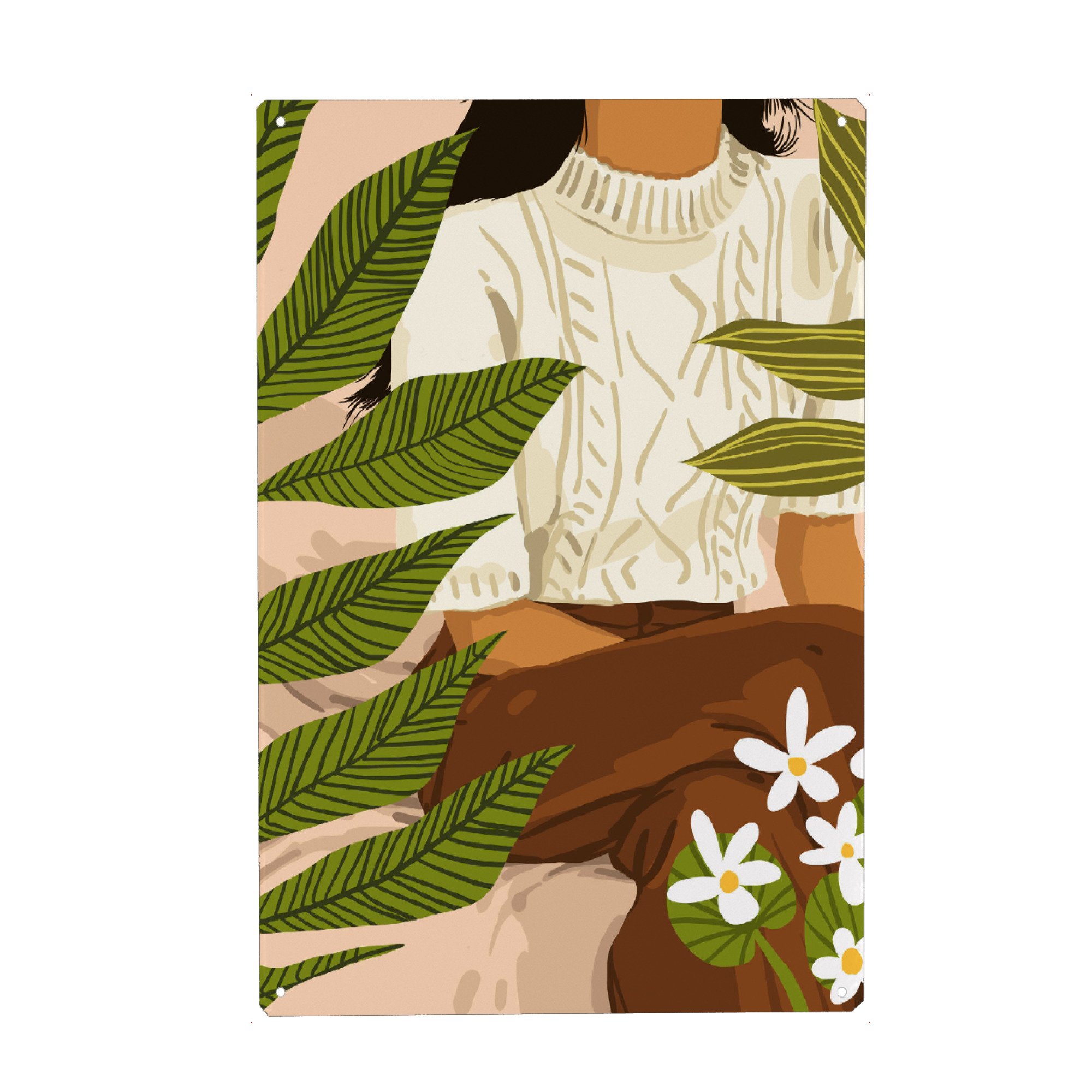 Holzbild "You Grow Girl" artboxONE - Fashion