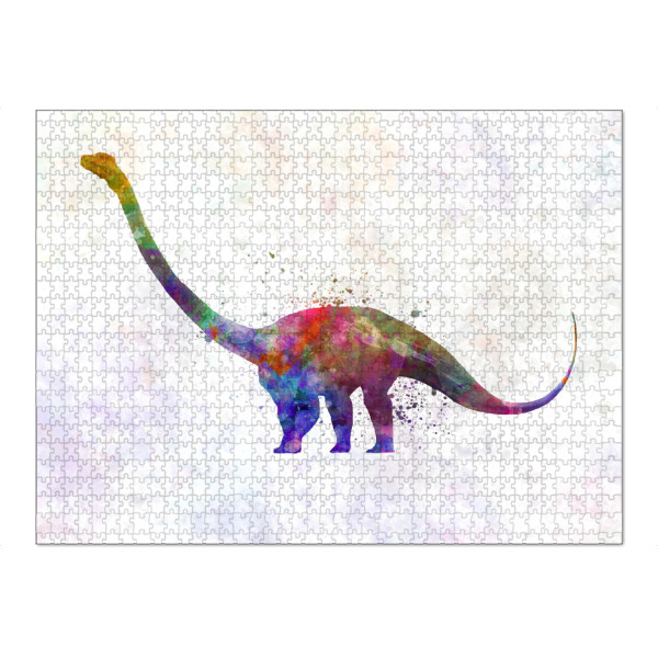 Puzzle Ravensburger "Barosaurus in watercolor" artboxONE - Tiere,Abstrakt