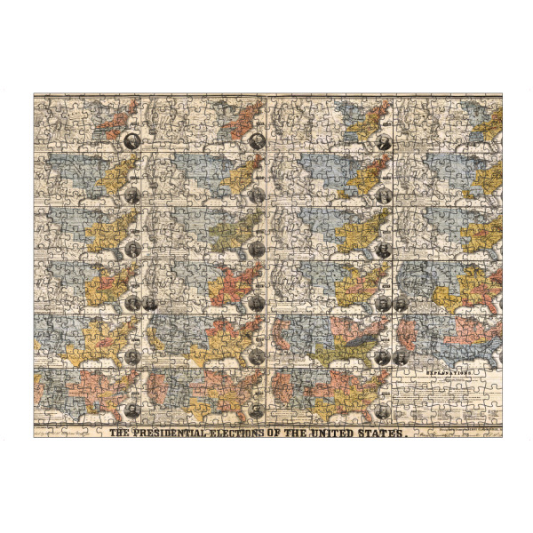 artboxONE Puzzle "Old map united states-b" artboxONE - Architektur,Kartografie