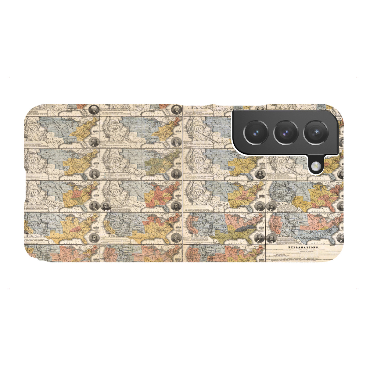 Samsung Galaxy "Old map united states-b" Premium-Case Handyhülle artboxONE