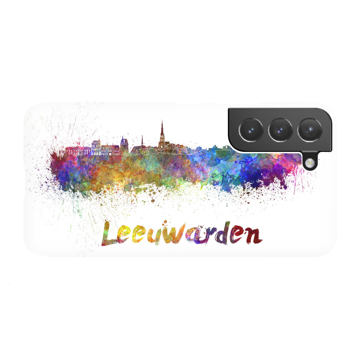 "LEEUWARDEN skyline-k"für Samsung Galaxy - Premium-Case Handyhülle artboxONE