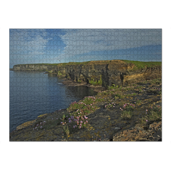 Puzzle Ravensburger "Klippen von Logaglebe - Orkney" artboxONE - Natur,Reise,Reise / Länder