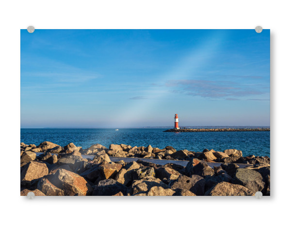 Acrylglasbild "Mole, Ostsee, Molenturm" artboxONE - Natur,Reise,Architektur,Reise / Strand und Meer