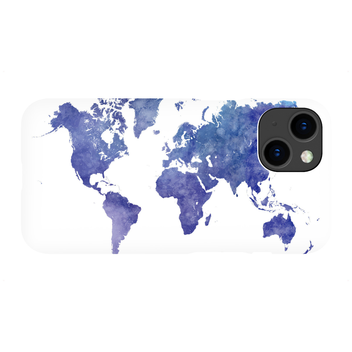 "Watercolor world map-ac"für iPhone - Premium-Case Handyhülle artboxONE