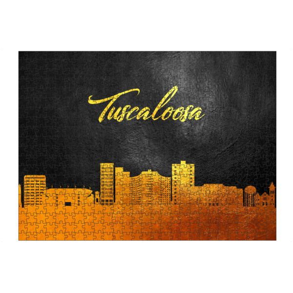 Puzzle Ravensburger "Tuscaloosa Alabama Gold" artboxONE - Städte - Tuscaloosa,Alabama,Gold,Skyline,City,Stadt - Bild tuscaloosa