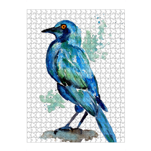 artboxONE Puzzle "Kleiner türkiser Vogel" artboxONE - Natur,Tiere