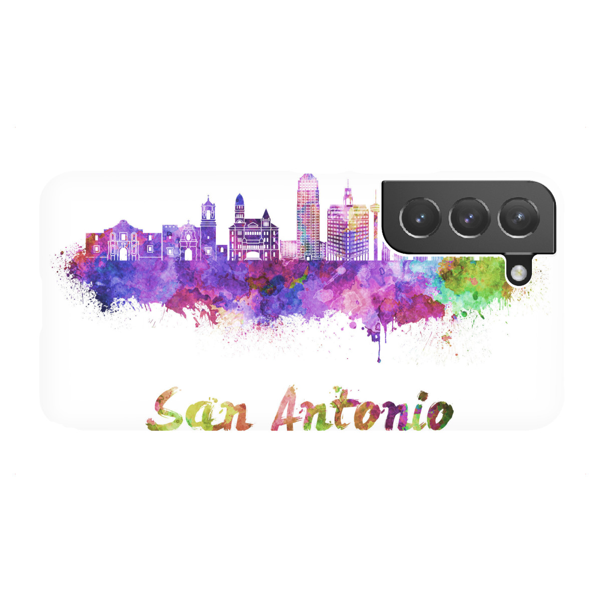 Samsung Galaxy "SAN ANTONIO skyline-x" Premium-Case Handyhülle artboxONE